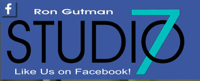 Like Us on Facebook! 7 STUDIO Ron Gutman